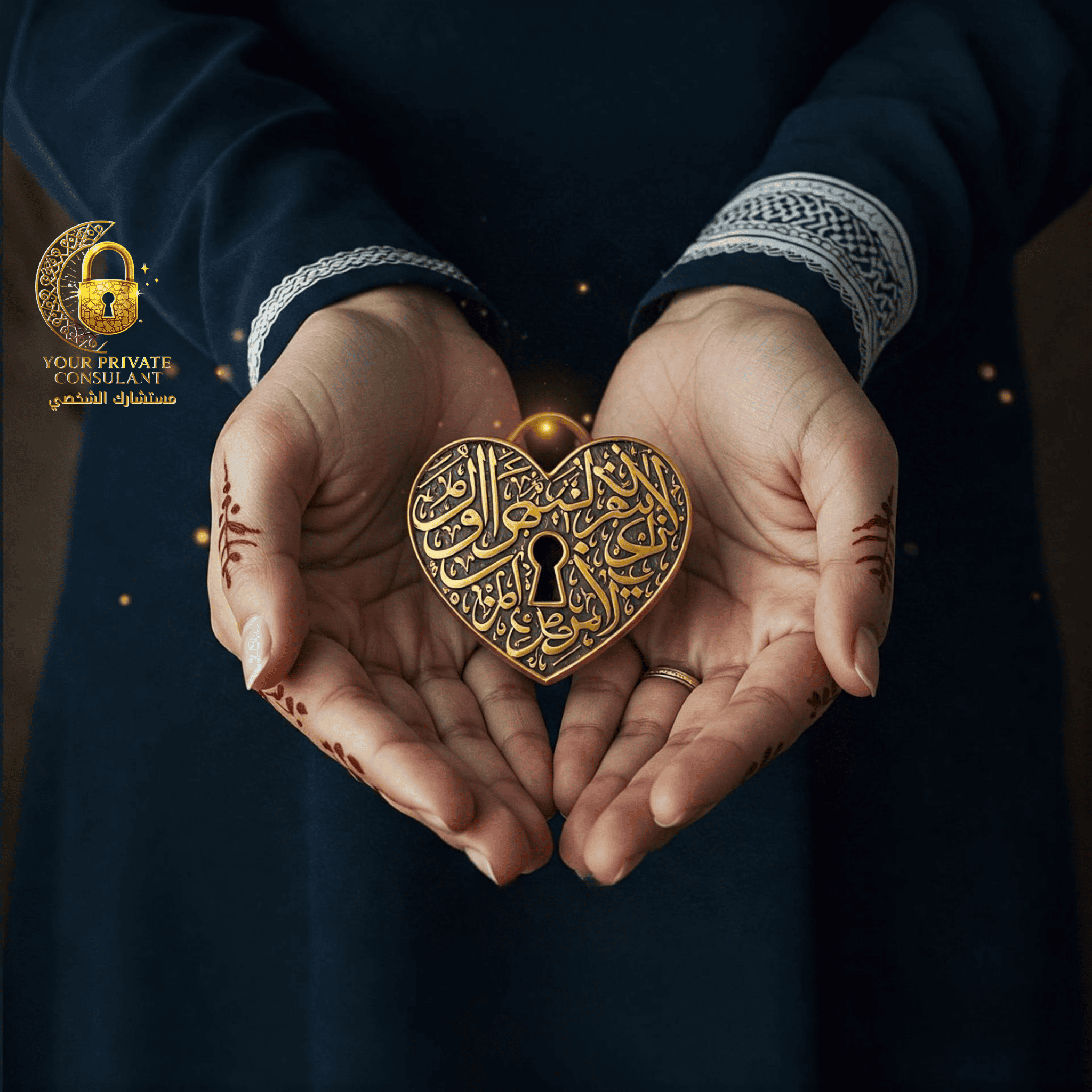 زوجان خليجيان يظهران المودة والثقة في علاقتهما الزوجية.
