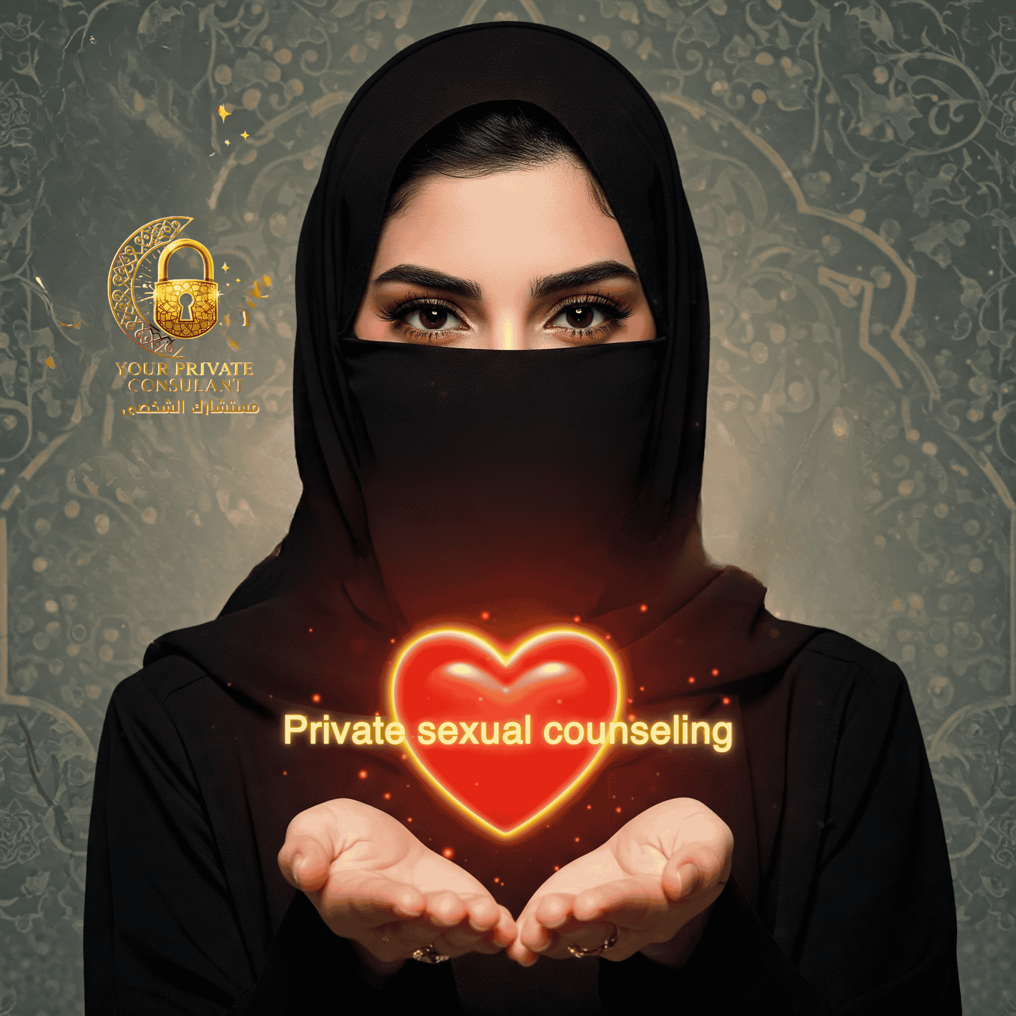 رمز للشغف والمتعة الحميمة المستعادة في العلاقة الزوجية الخليجية.